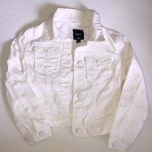 White Size XS Gap kids Jean jacket